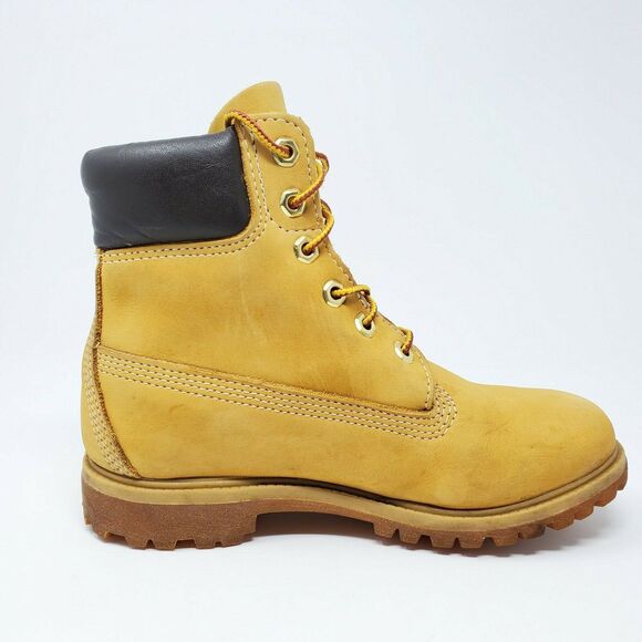 Timberland Linden Woods Combat Leather Boots Waterproof 6M Y2k 90s - Picture 2 of 12